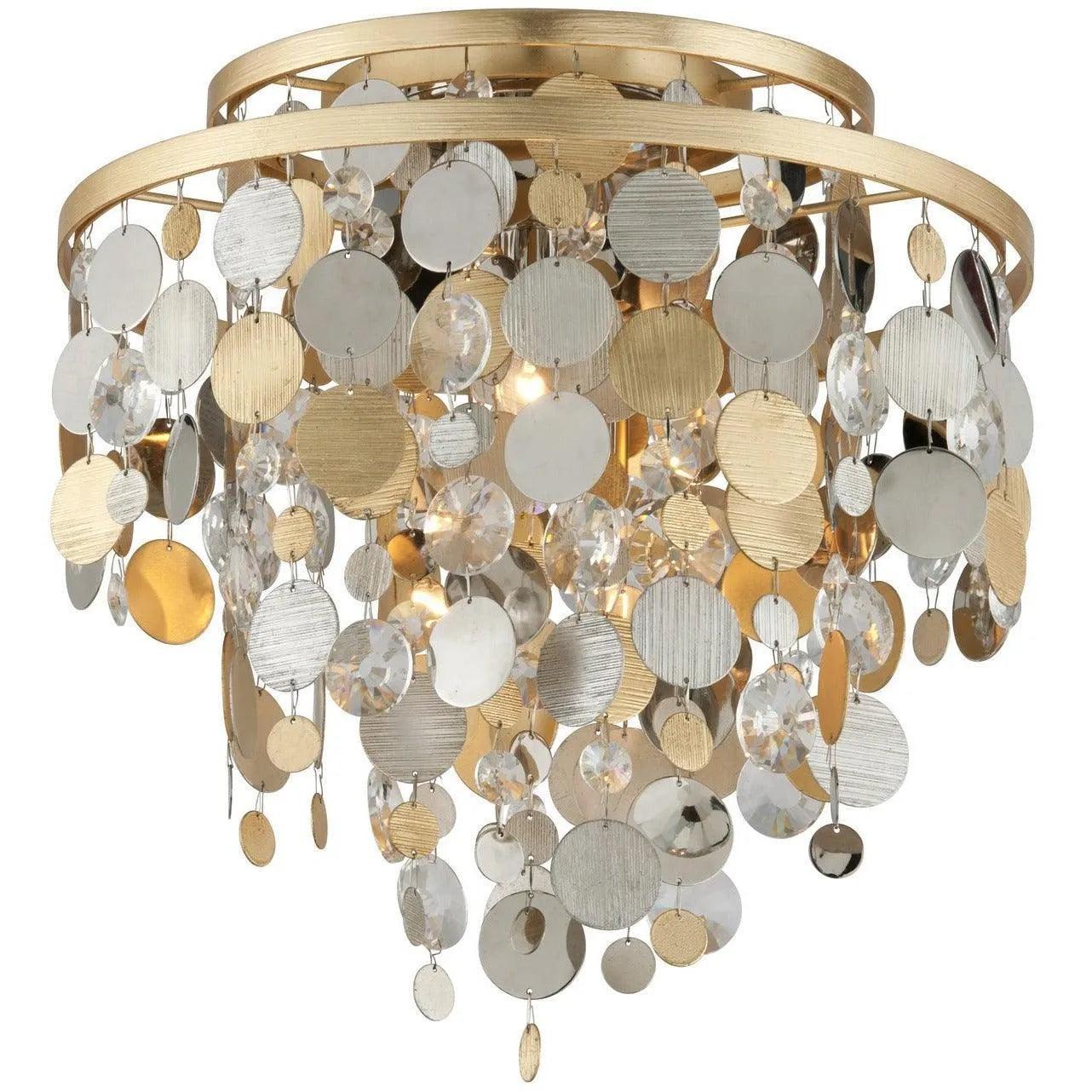 Corbett Lighting - Ambrosia Flush Mount - 215-33-SL/GL/SS - Canada Light Shop