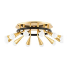 Corbett Lighting - Aries Semi Flush Mount - 401-12-VPB/BBR - Canada Light Shop