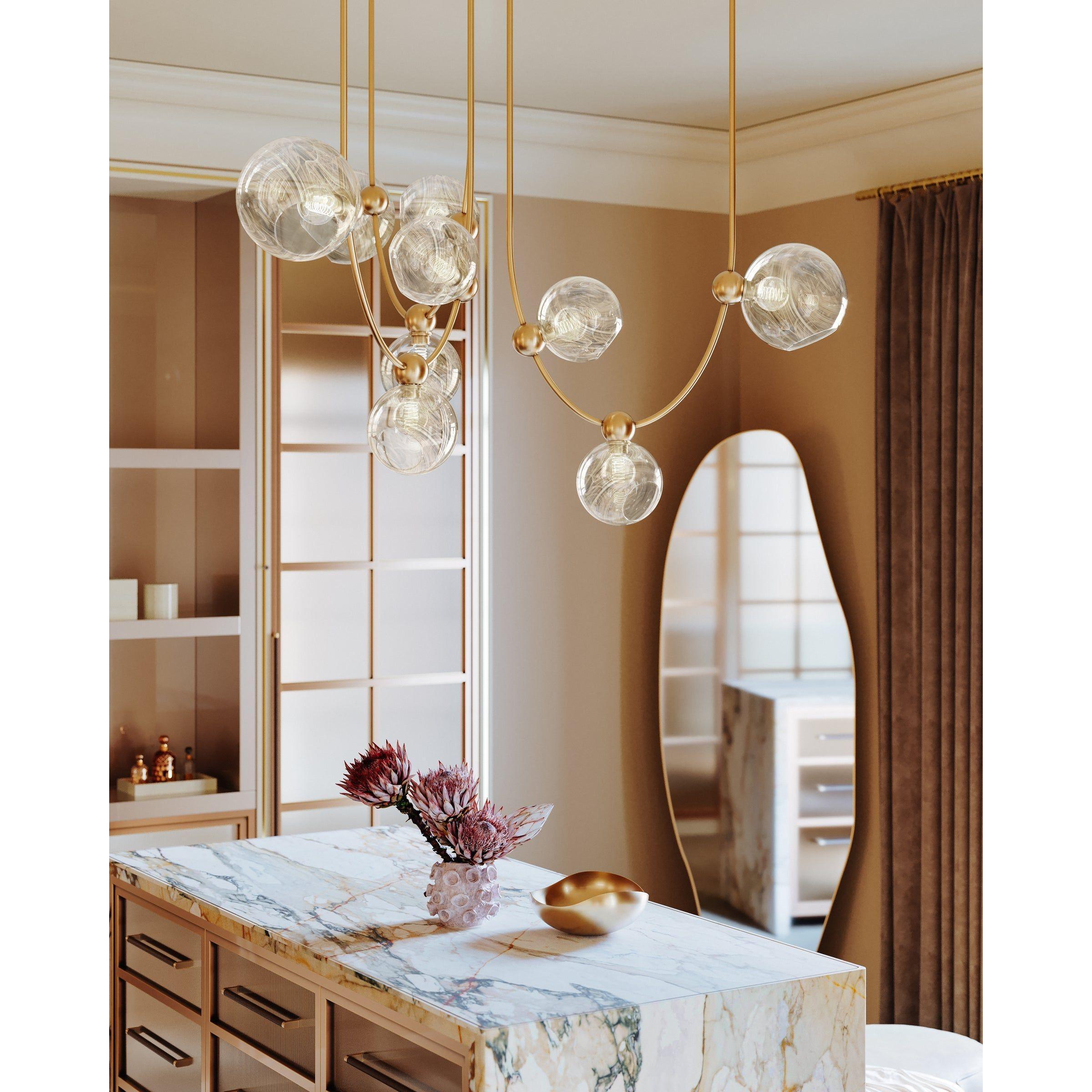Corbett Lighting - Astraia Chandelier - 450-67-VB - Canada Light Shop