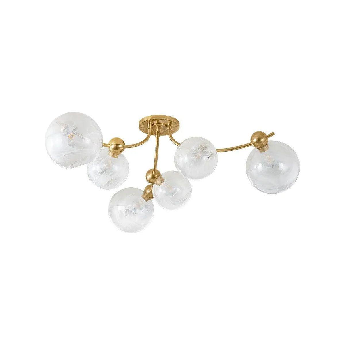 Corbett Lighting - Astraia Semi Flush Mount - 450-54-VB - Canada Light Shop