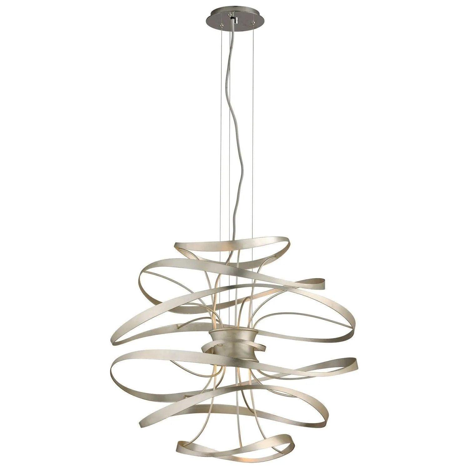 Corbett Lighting - Calligraphy LED Chandelier - 213-42-SL/SS - Canada Light Shop