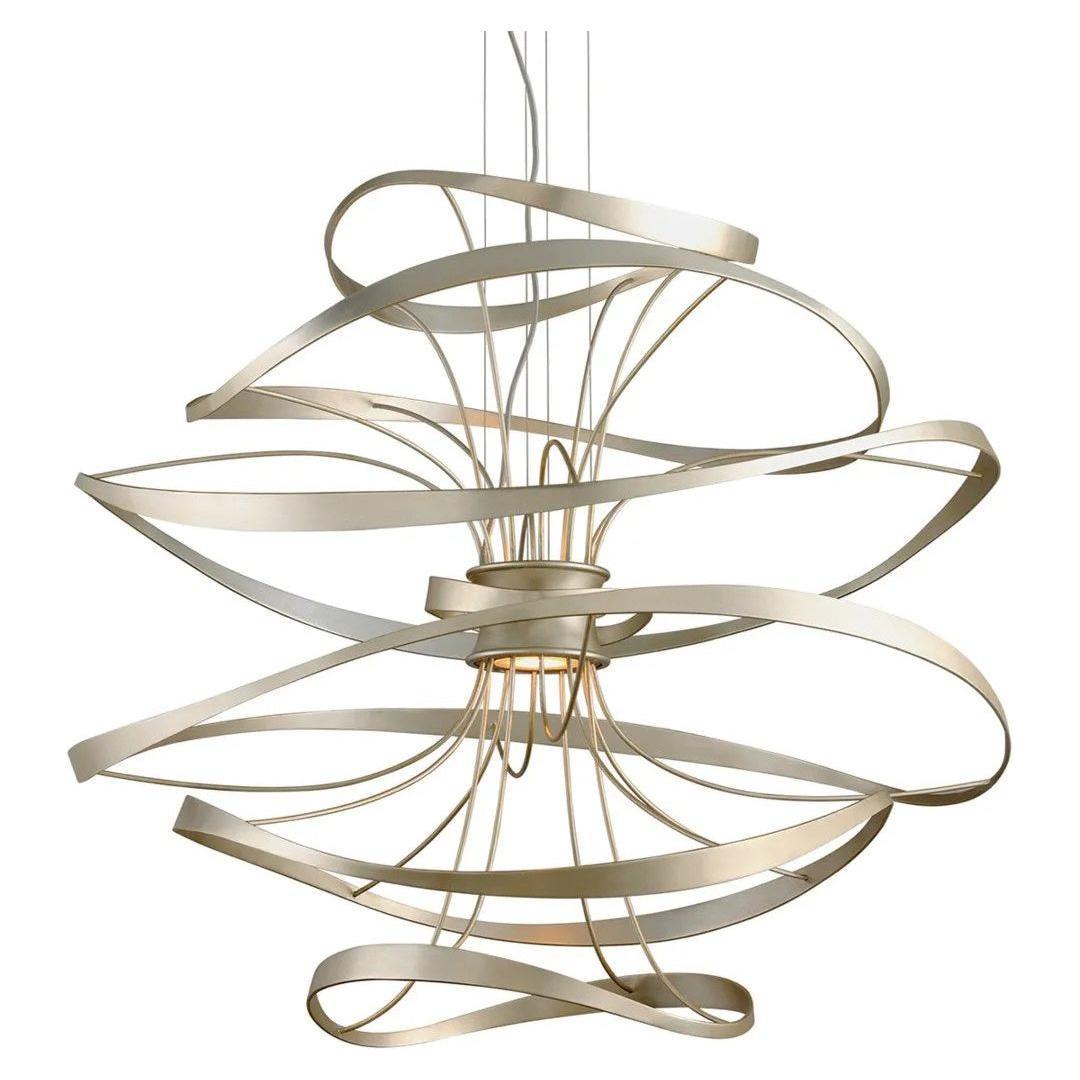 Corbett Lighting - Calligraphy LED Chandelier - 213-42-SL/SS - Canada Light Shop
