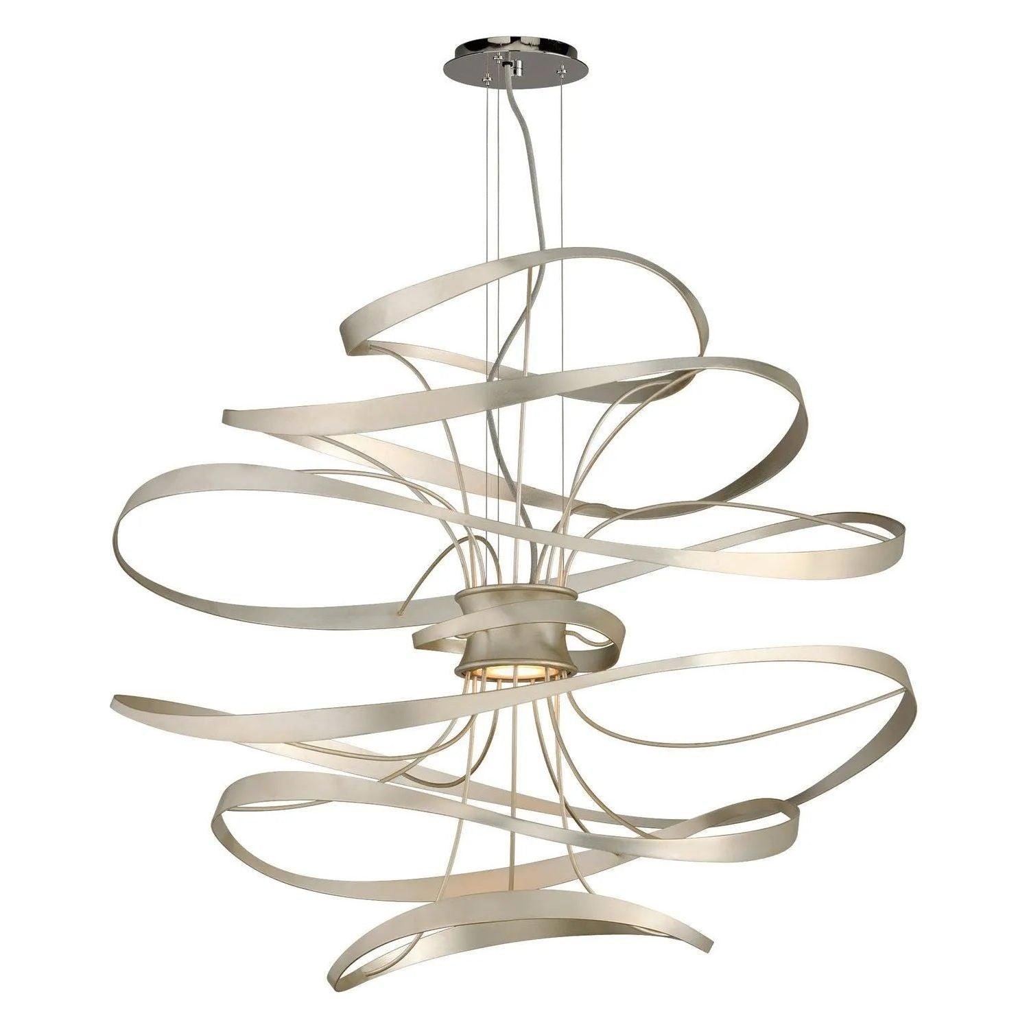 Corbett Lighting - Calligraphy LED Chandelier - 213-43-SL/SS - Canada Light Shop
