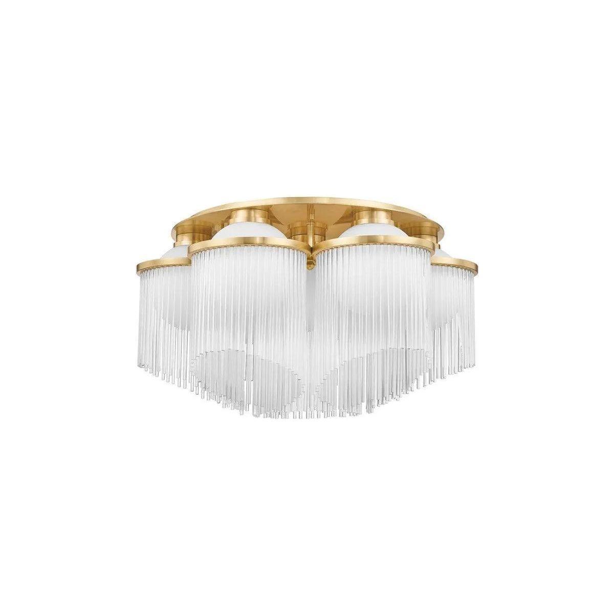 Corbett Lighting - Celestial Semi Flush Mount - 398-26-AGB - Canada Light Shop