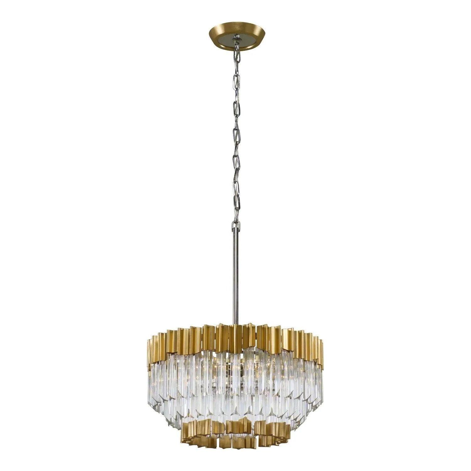 Corbett Lighting - Charisma Chandelier - 220-42-GL/SS - Canada Light Shop