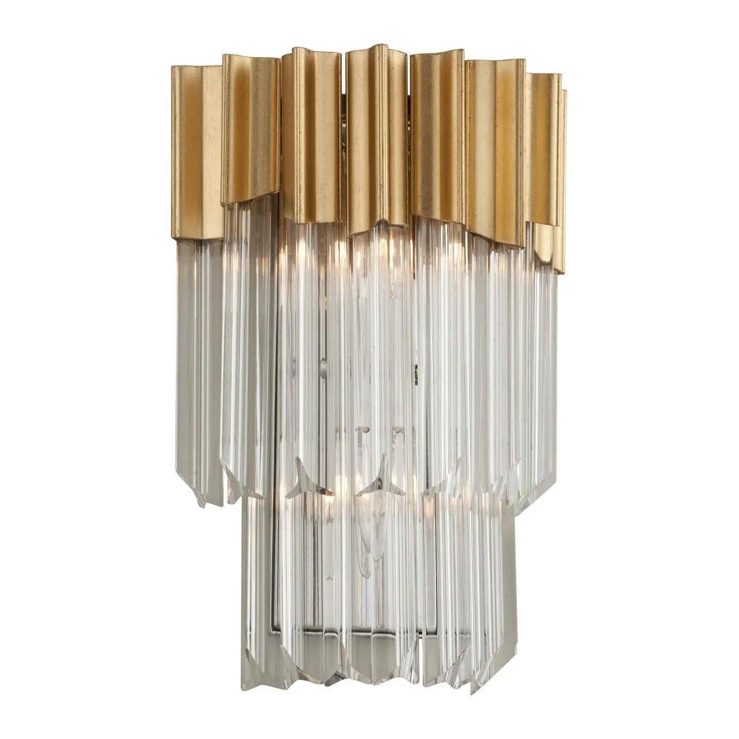 Corbett Lighting - Charisma Wall Sconce - 220-12-GL/SS - Canada Light Shop