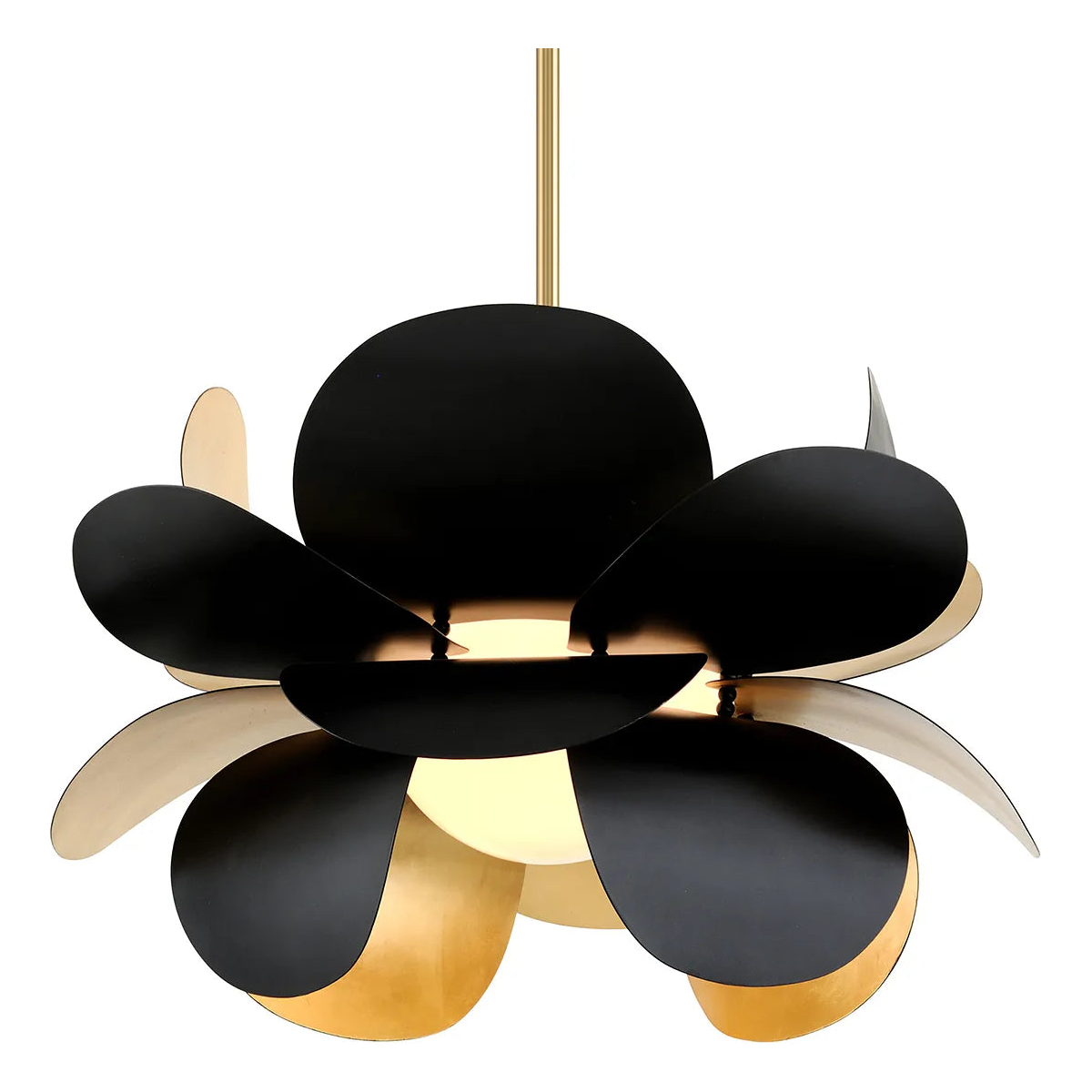 Corbett Lighting - Ginger Chandelier - 308-42-GL/SBK - Canada Light Shop