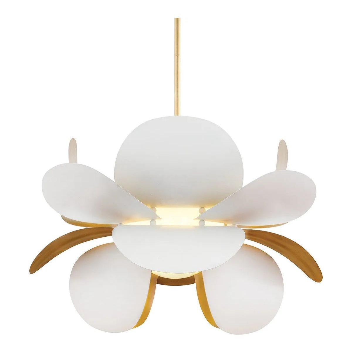 Corbett Lighting - Ginger Chandelier - 314-71-GL/SWH - Canada Light Shop