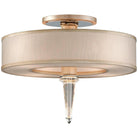 Corbett Lighting - Harlow Semi Flush Mount - 166-34-WSL/SS - Canada Light Shop