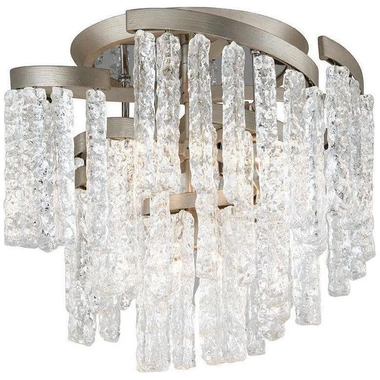 Corbett Lighting - Mont Blanc Semi Flush Mount - 243-35-WSL - Canada Light Shop