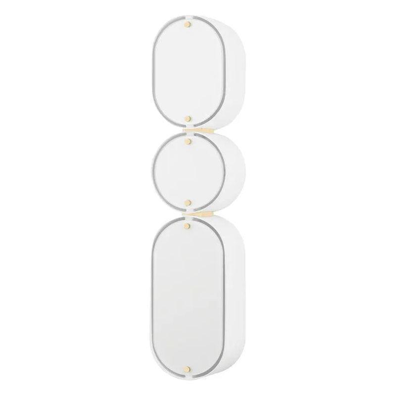 Corbett Lighting - Opal Wall Sconce - 393-03-SWH/VB - Canada Light Shop