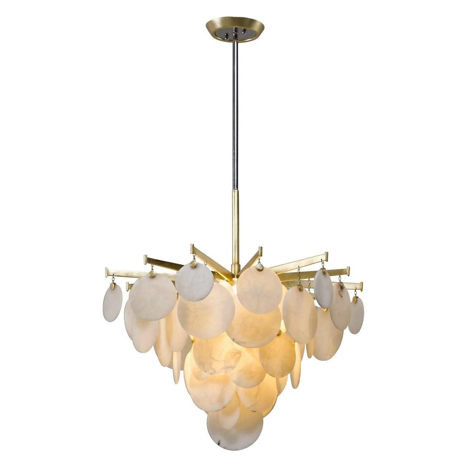Corbett Lighting - Serenity Chandelier - 228-42-GL/SS - Canada Light Shop
