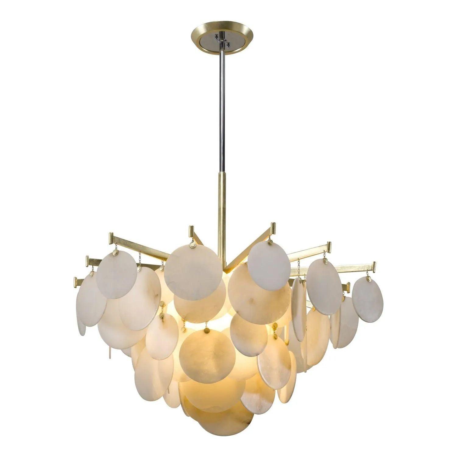 Corbett Lighting - Serenity Chandelier - 228-44-GL/SS - Canada Light Shop