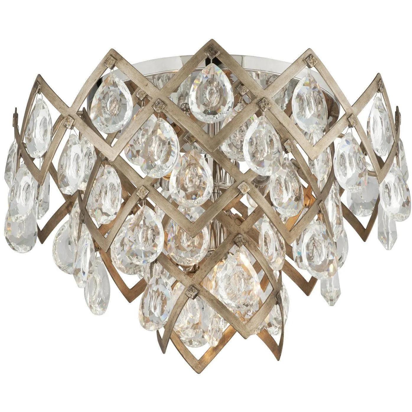 Corbett Lighting - Tiara Semi Flush Mount - 214-33-SGL/SS - Canada Light Shop