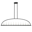 Crystorama - Abbott Linear Chandelier - ABB-3009-BK - Canada Light Shop
