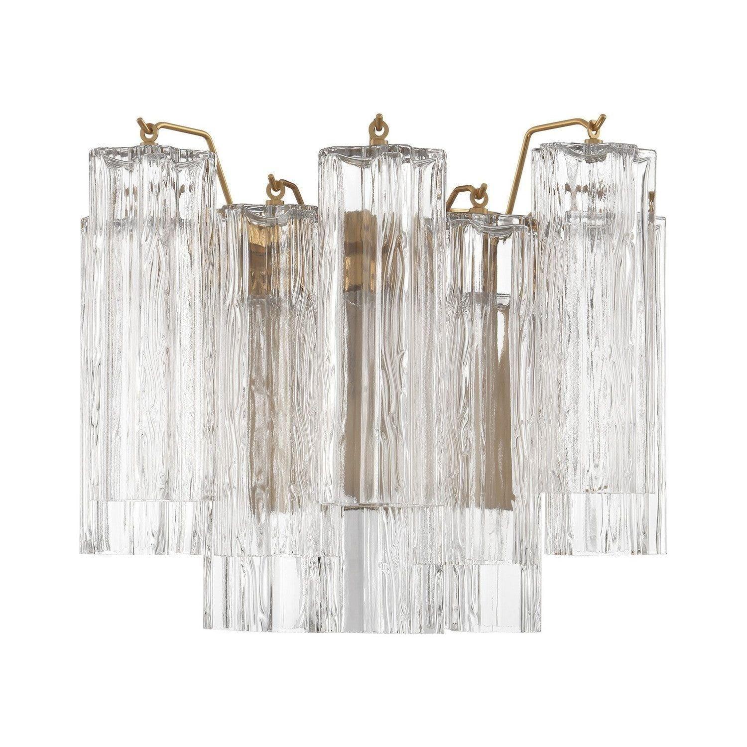 Crystorama - Addis Wall Mount - ADD-302-AG-CL - Canada Light Shop