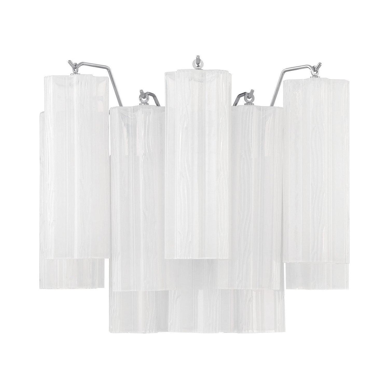 Crystorama - Addis Wall Mount - ADD-302-CH-WH - Canada Light Shop
