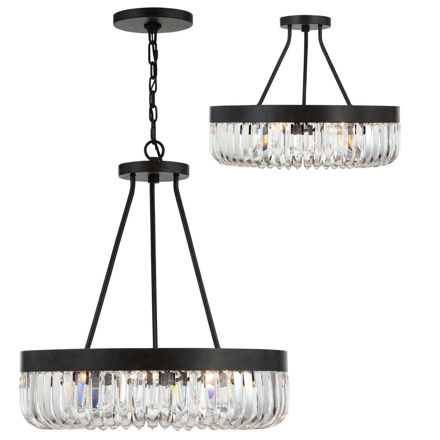 Crystorama - Alister Chandelier - ALI-B2008-CZ - Canada Light Shop