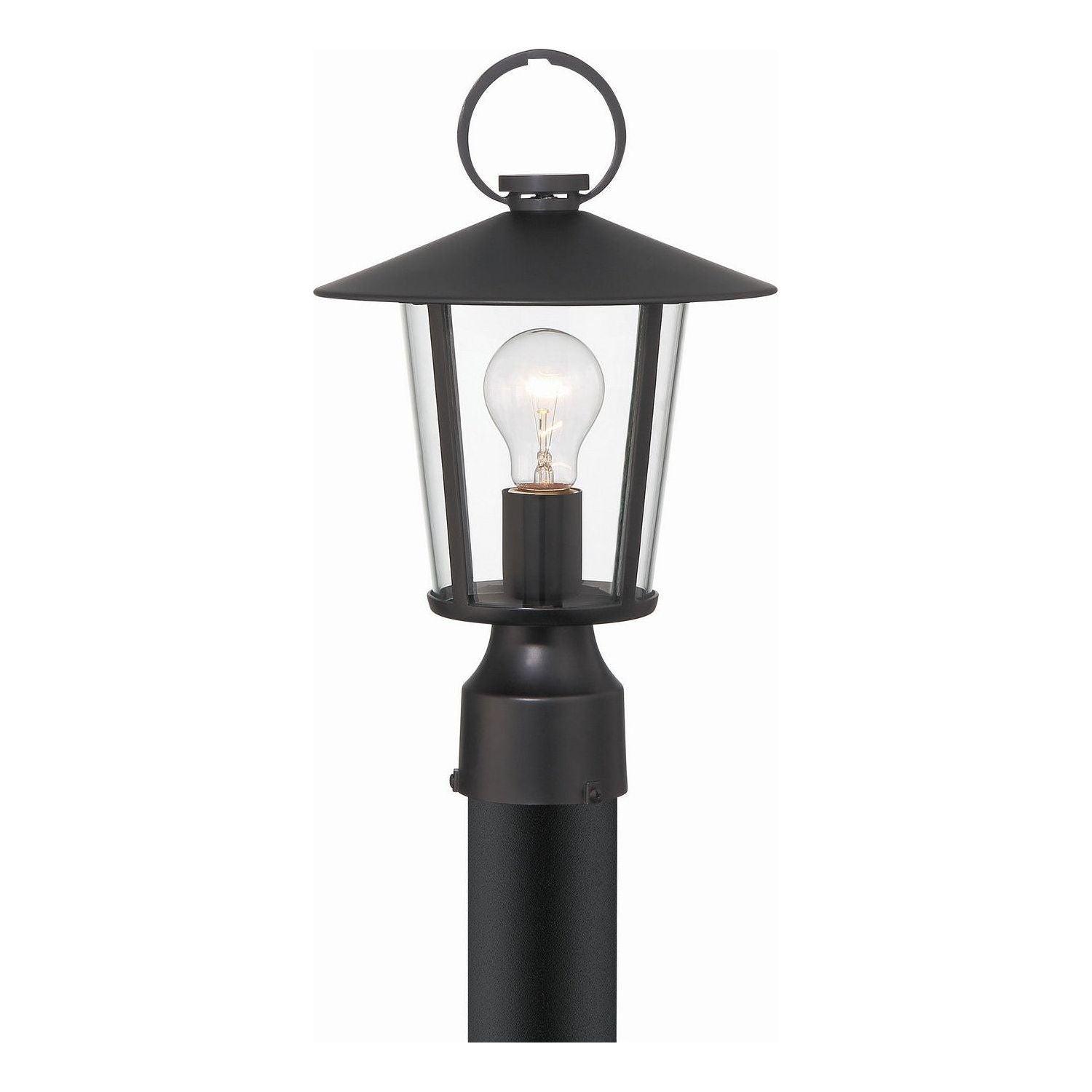Crystorama - Andover Outdoor Post Mount - AND-9207-CL-MK - Canada Light Shop