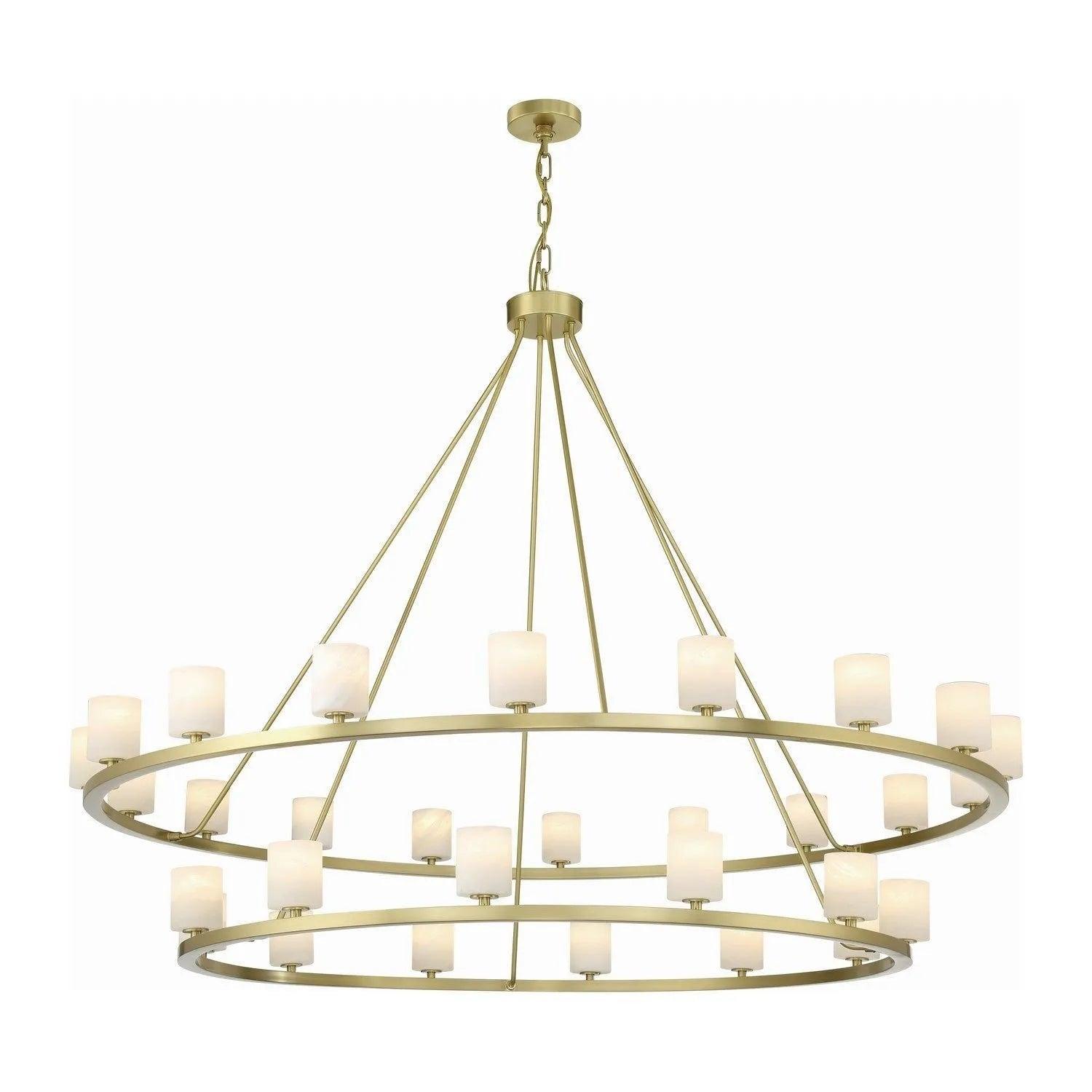 Crystorama - Aragon LED 2-Tier Chandelier - ARA-10269-SB-ST - Canada Light Shop