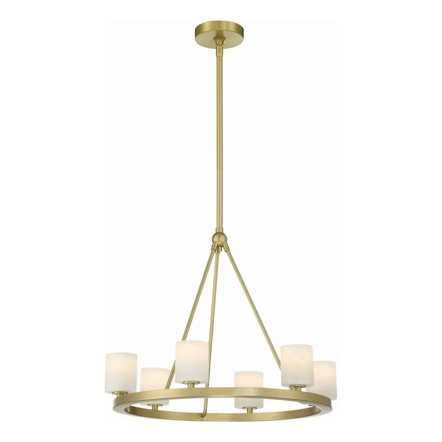 Crystorama - Aragon LED Chandelier - ARA-10264-SB-ST - Canada Light Shop