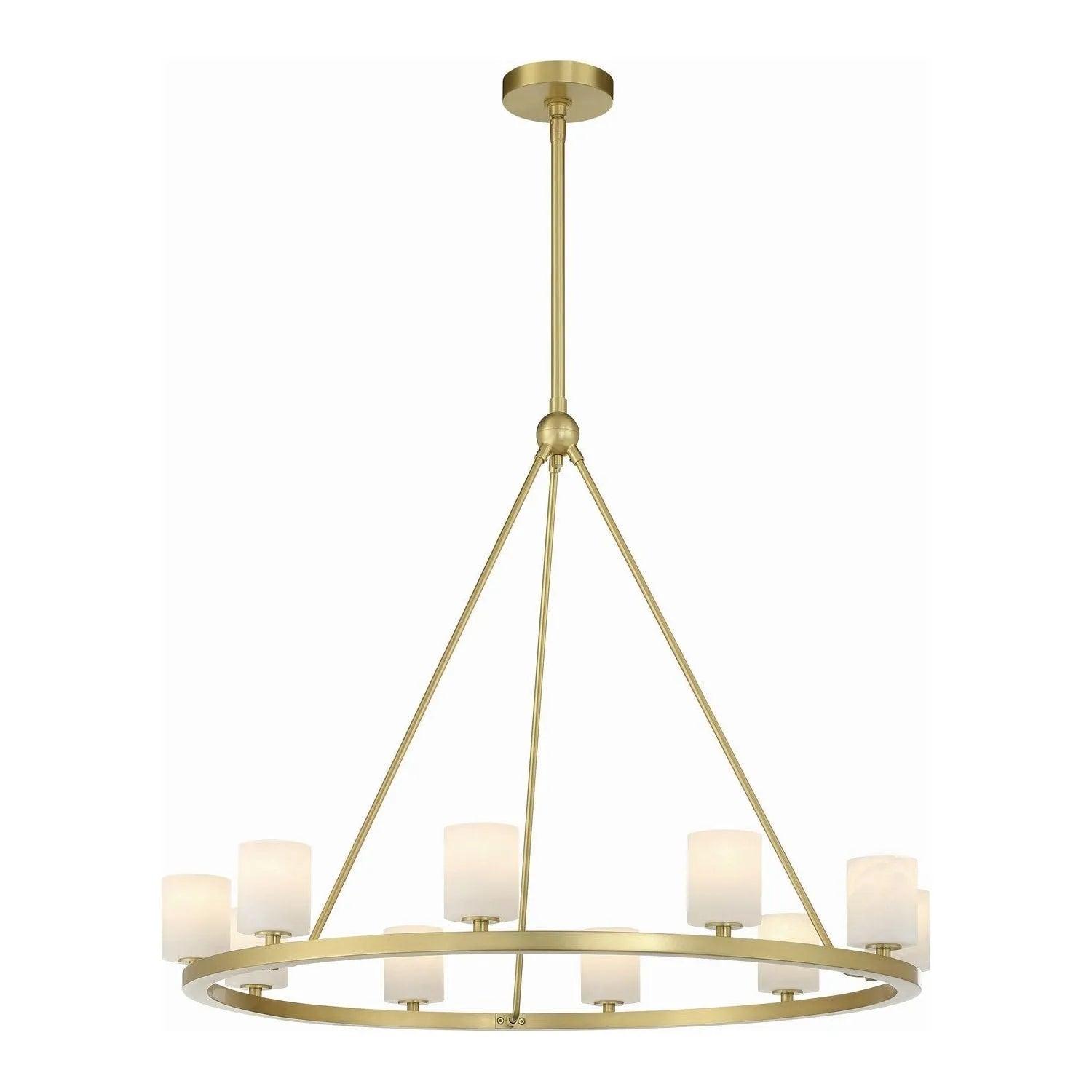Crystorama - Aragon LED Chandelier - ARA-10265-SB-ST - Canada Light Shop