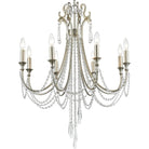 Crystorama - Arcadia Eight Light Chandelier - ARC-1908-SA-CL-MWP - Canada Light Shop
