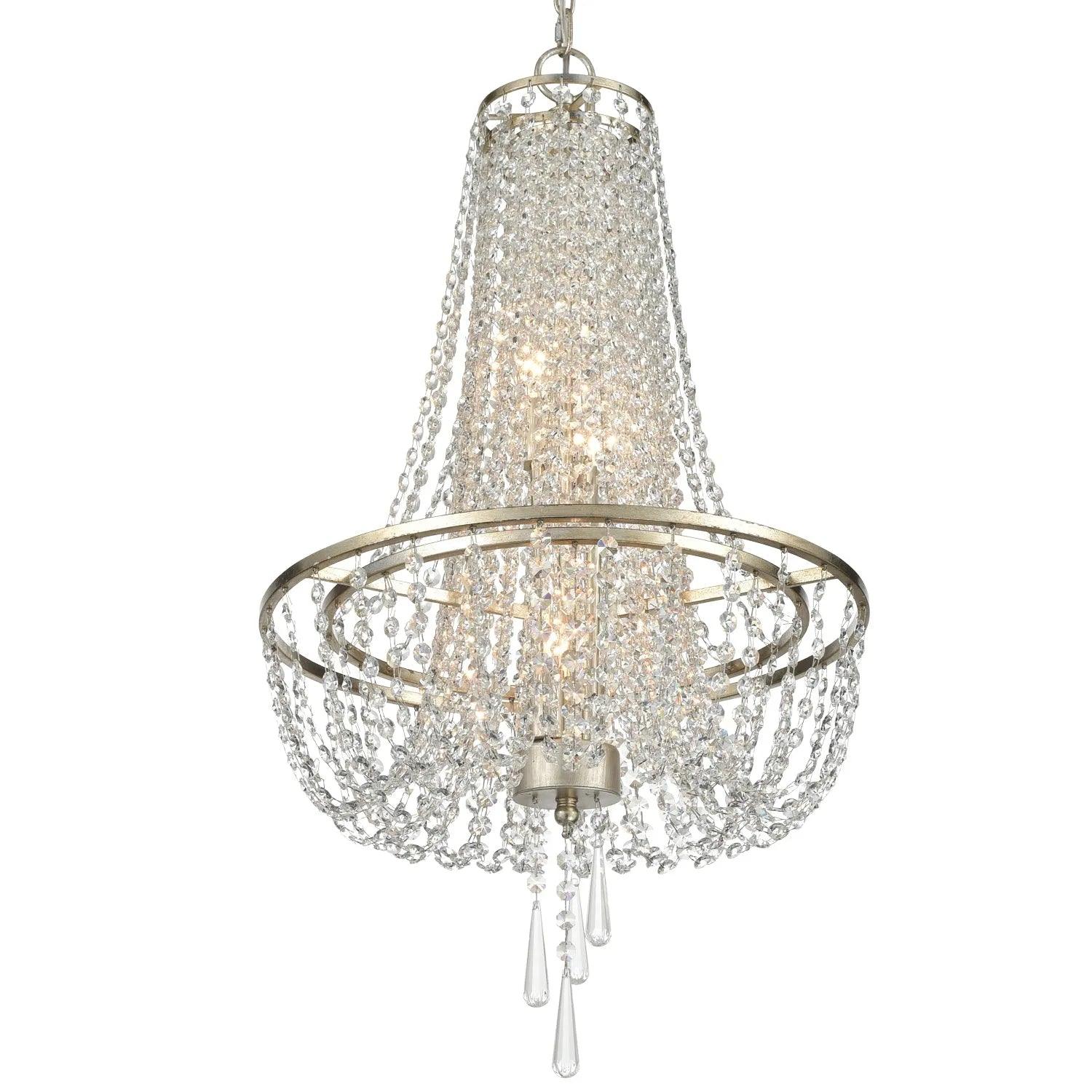 Crystorama - Arcadia Four Light Chandelier - ARC-1907-GA-CL-MWP - Canada Light Shop