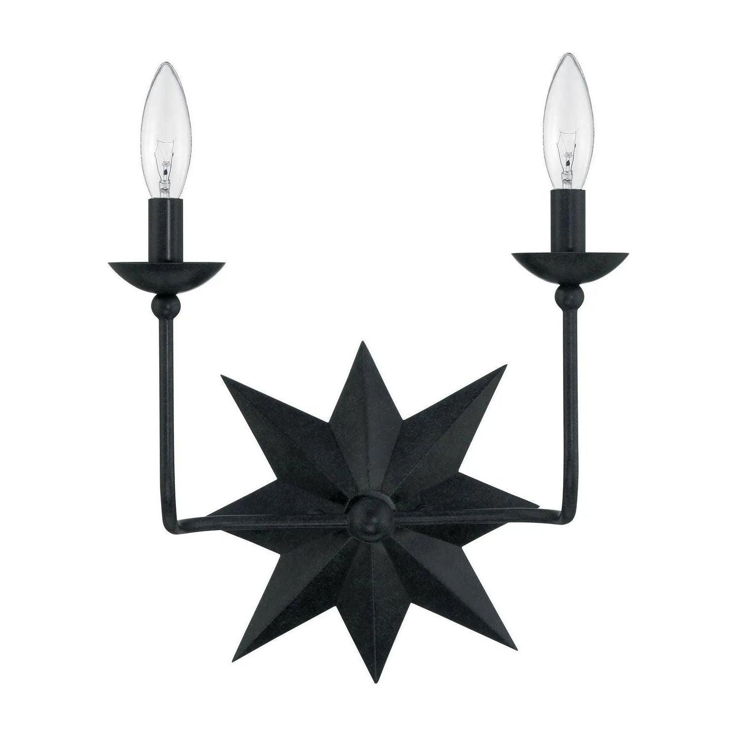 Crystorama - Astro Wall Mount - 9232-BK - Canada Light Shop