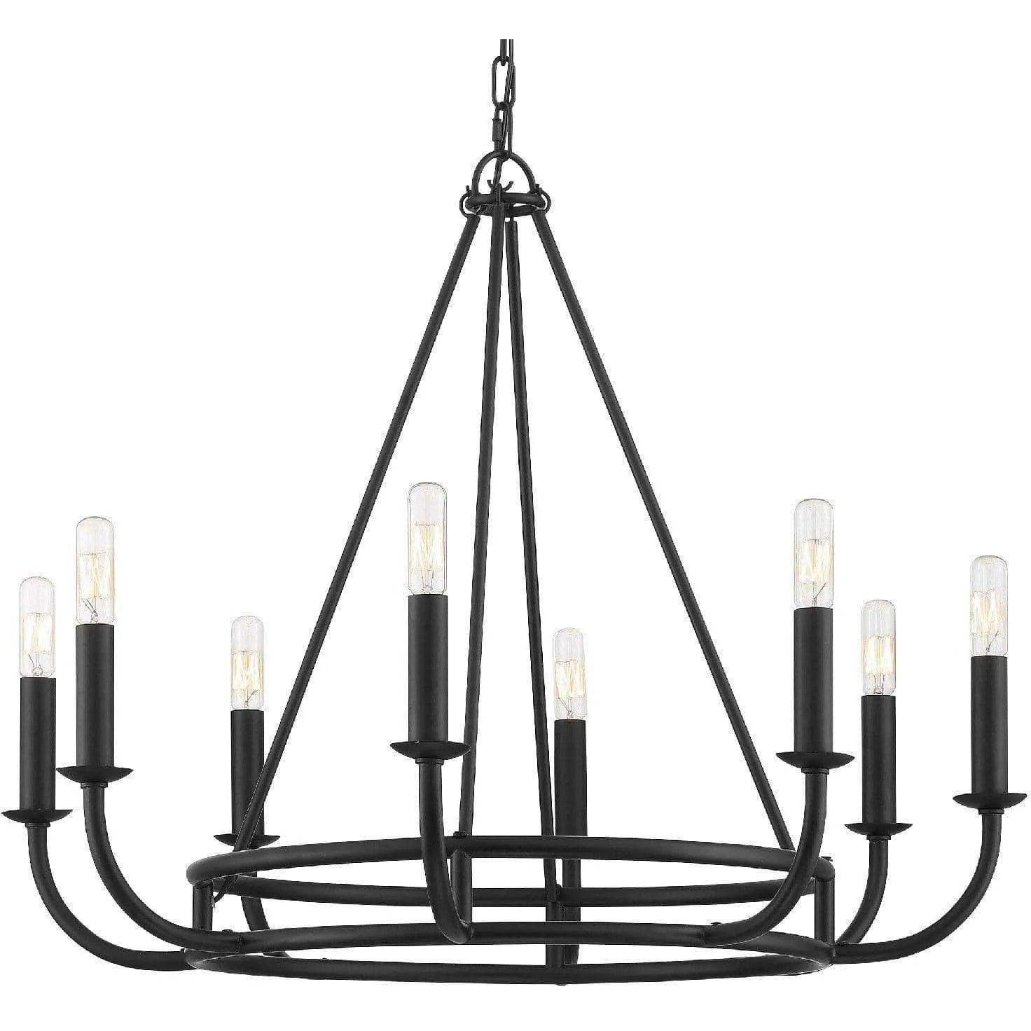 Crystorama - Bailey Eight Light Chandelier - BAI-A2108-MK - Canada Light Shop