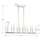 Crystorama - Bailey Linear Chandelier - BAI-A2112-PN - Canada Light Shop
