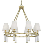 Crystorama - Baxter Eight Light Chandelier - 8867-AG - Canada Light Shop