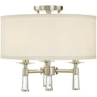 Crystorama - Baxter Three Light Ceiling Mount - 8863-PN_CEILING - Canada Light Shop