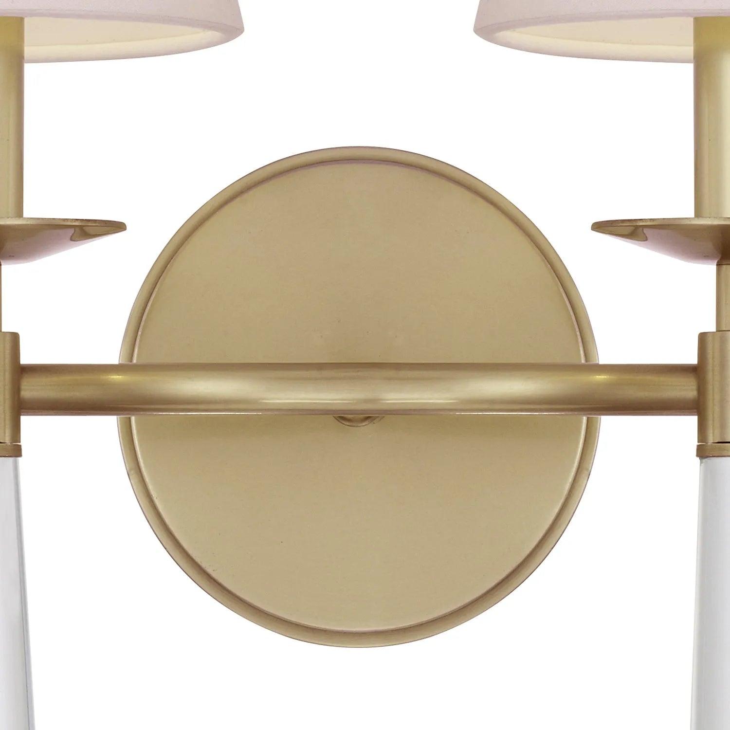 Crystorama - Baxter Two Light Wall Mount - 8862-AG - Canada Light Shop