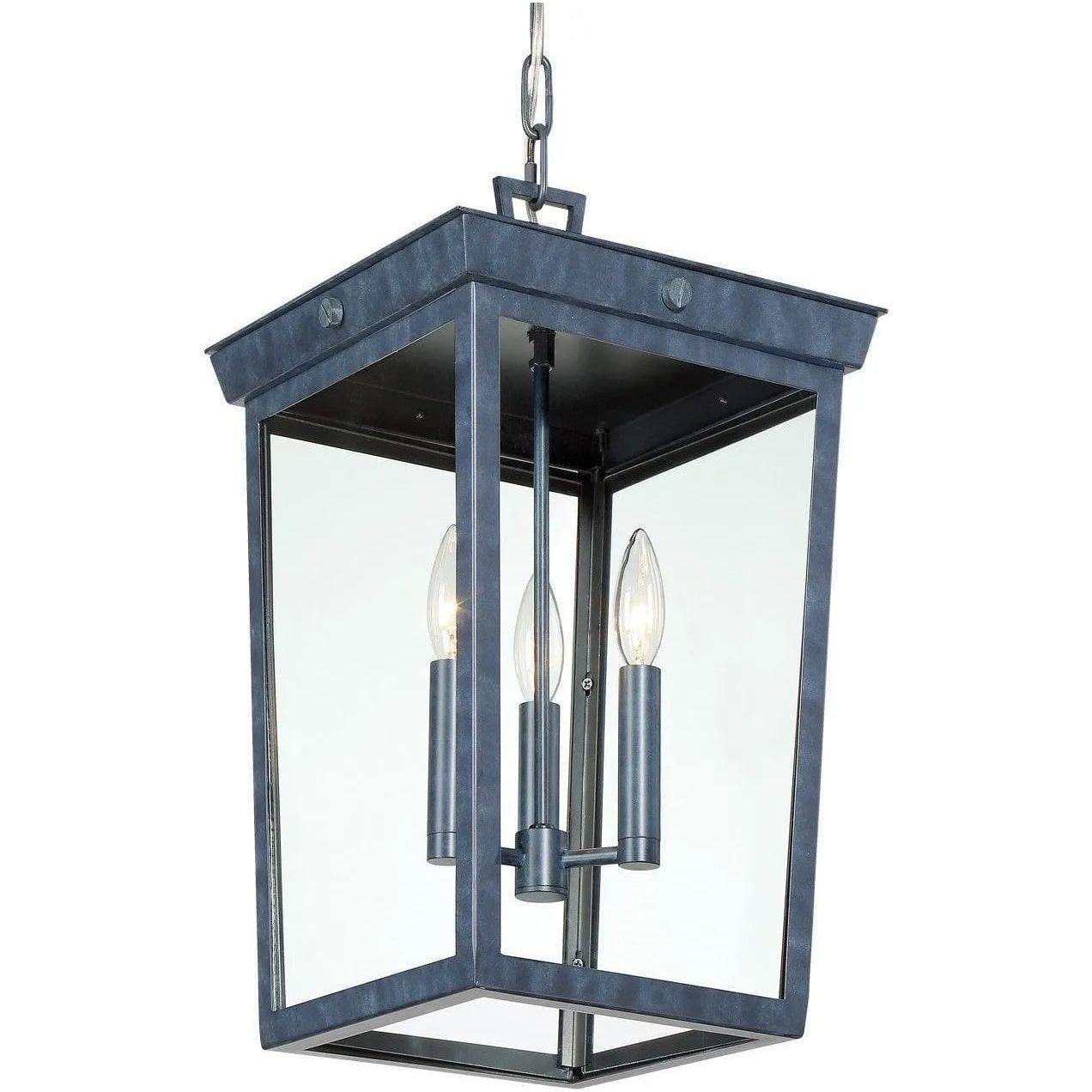 Crystorama - Belmont Three Light Outdoor Pendant - BEL-A8065-GE - Canada Light Shop