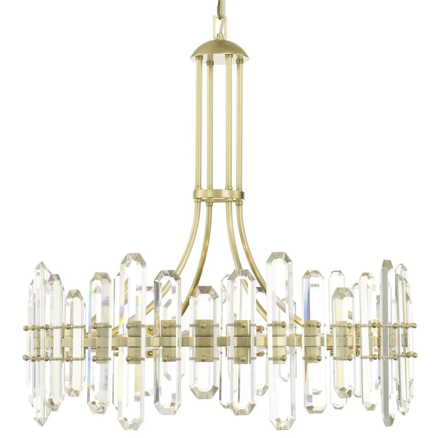 Crystorama - Bolton 12 Light Chandelier - BOL-8889-AG - Canada Light Shop