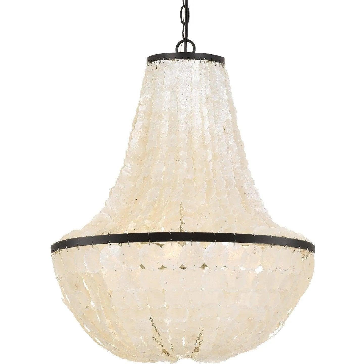 Crystorama - Brielle Six Light Chandelier - BRI-3006-DB - Canada Light Shop