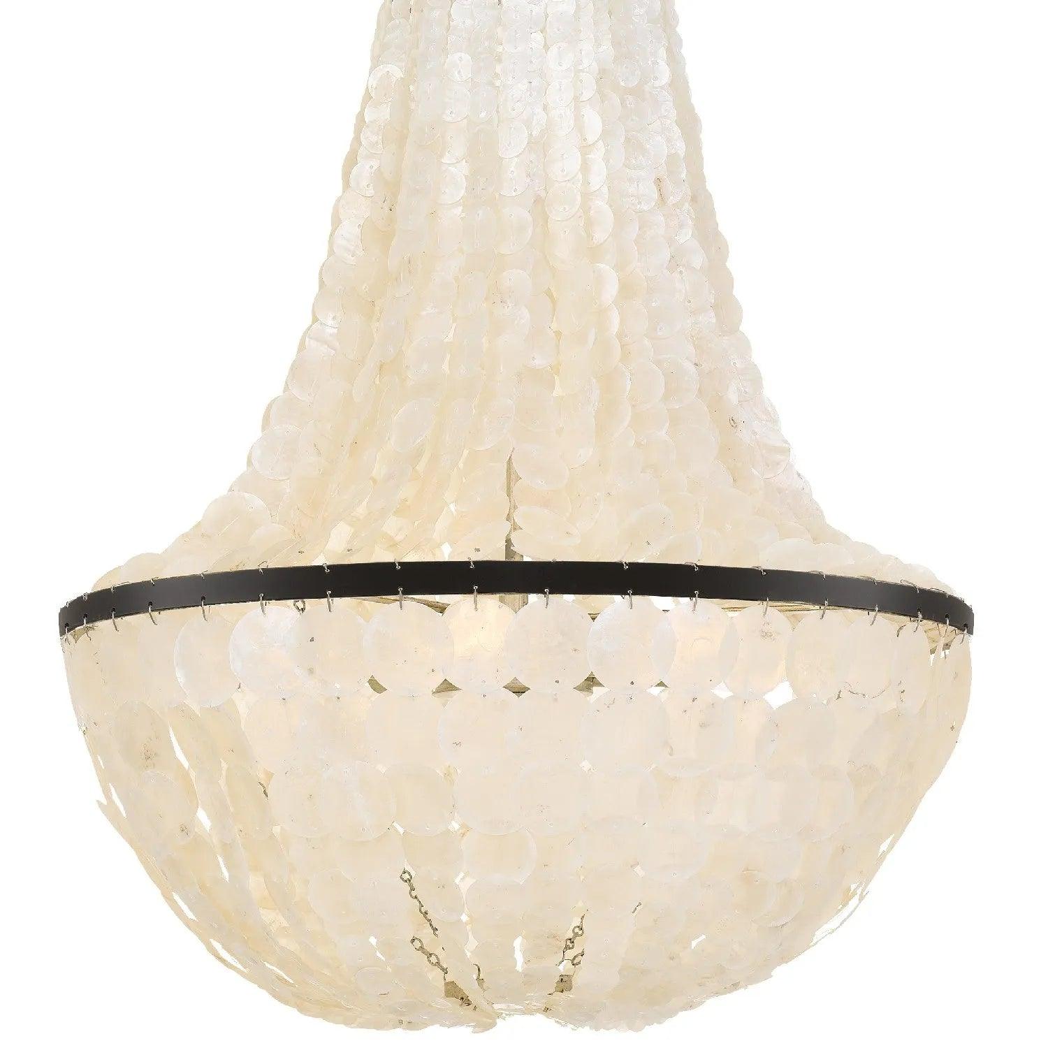 Crystorama - Brielle Six Light Chandelier - BRI-3006-DB - Canada Light Shop