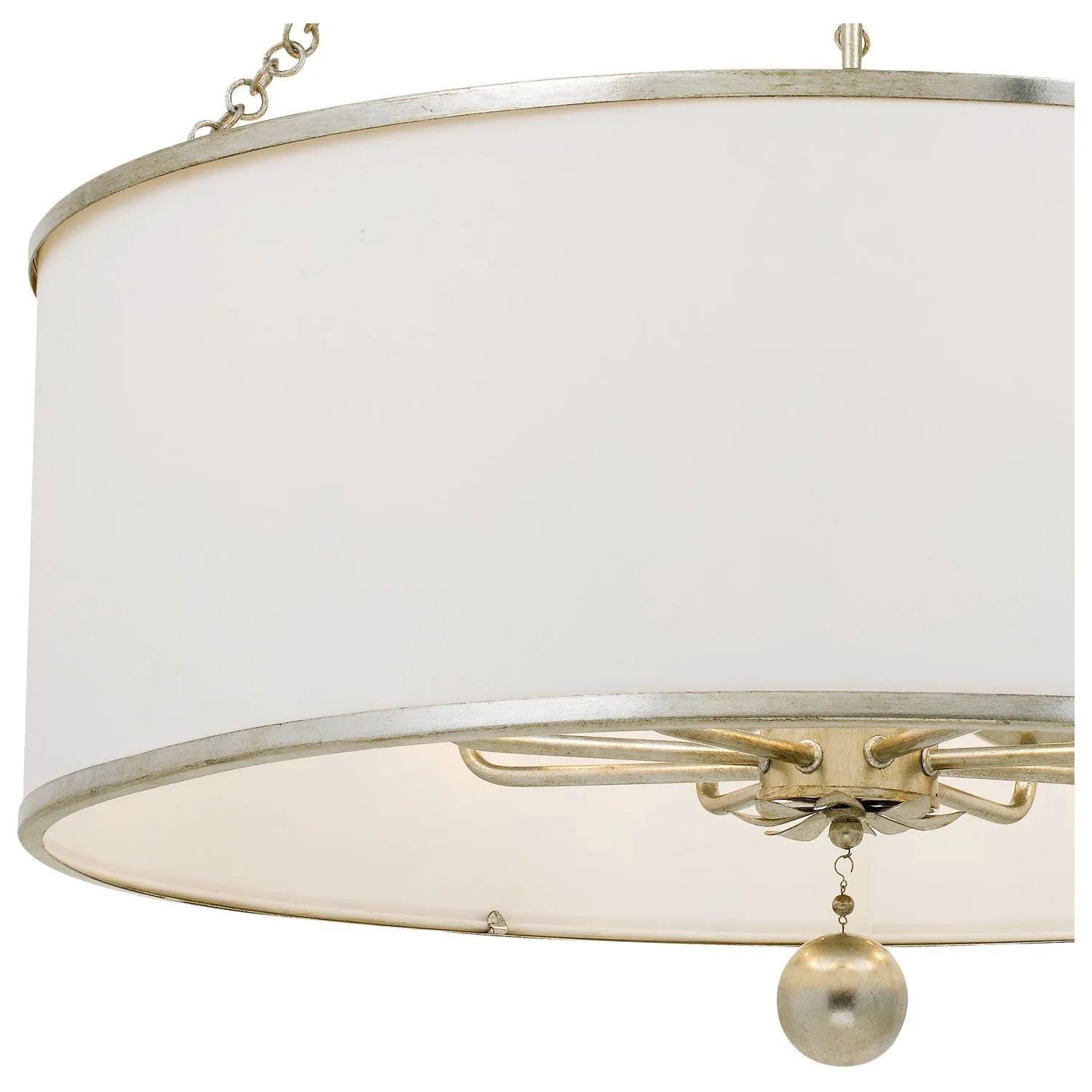 Crystorama - Broche Chandelier - Drum - 513-GA - Canada Light Shop