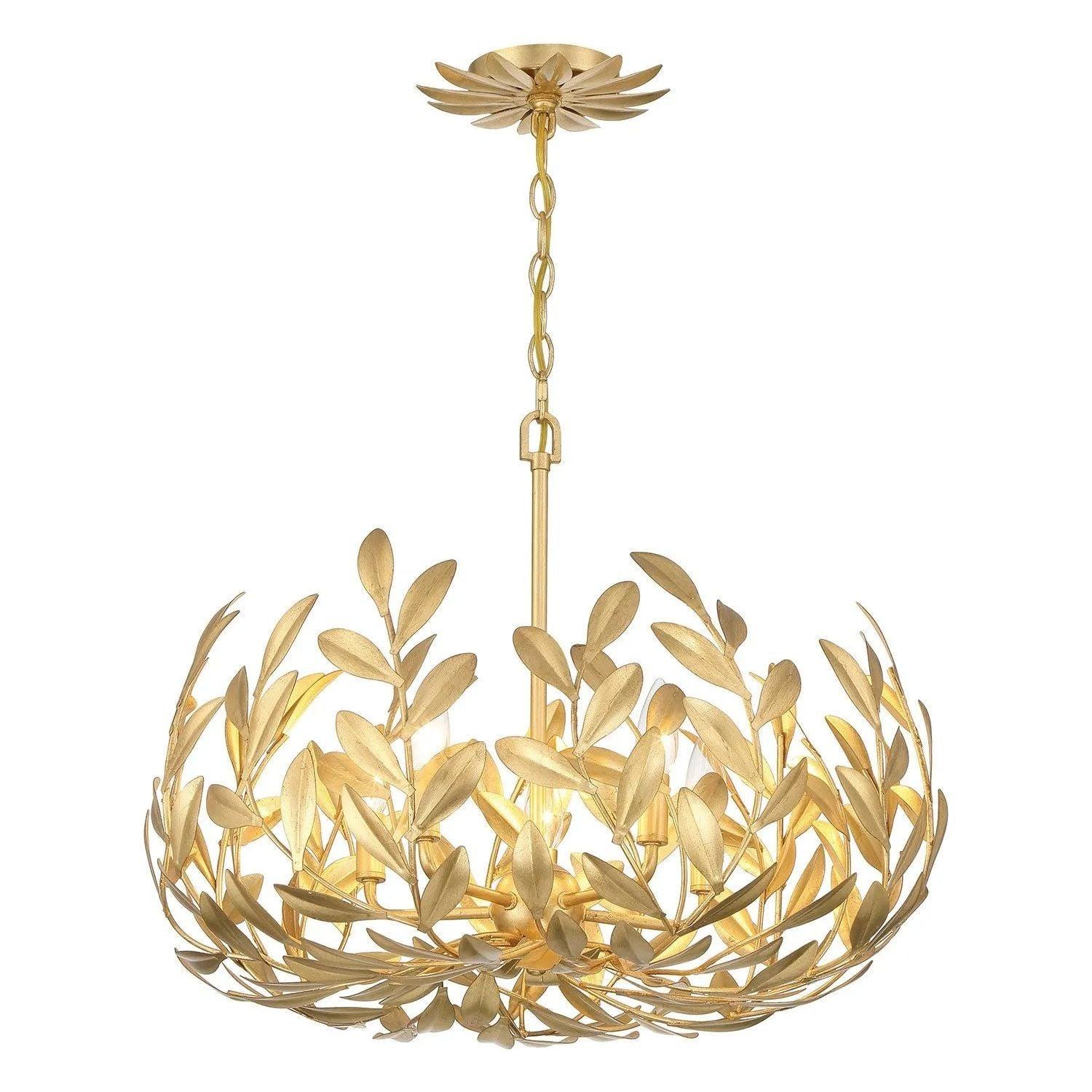 Crystorama - Broche Chandelier - Ring - 566-GA - Canada Light Shop