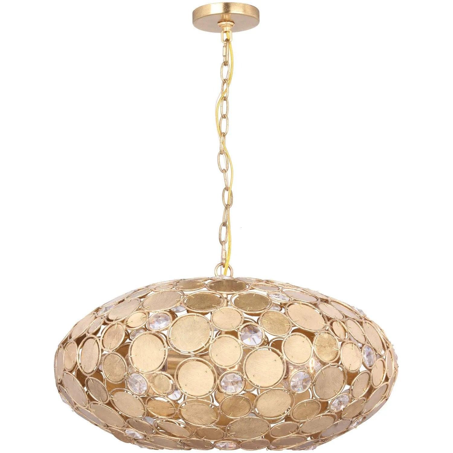 Crystorama - Broche Chandelier - Ring - 569-GA - Canada Light Shop