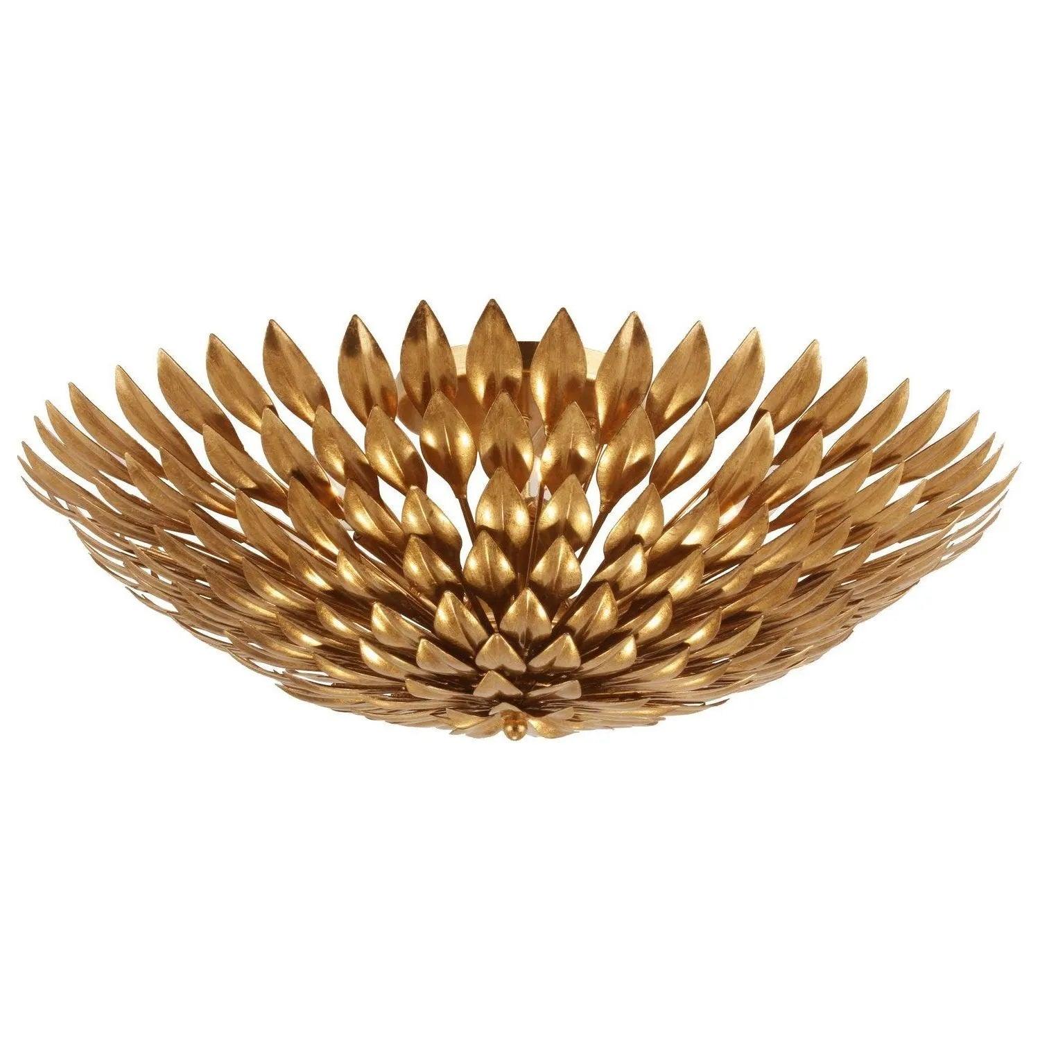 Crystorama - Broche Flush Mount - 507-GA - Canada Light Shop