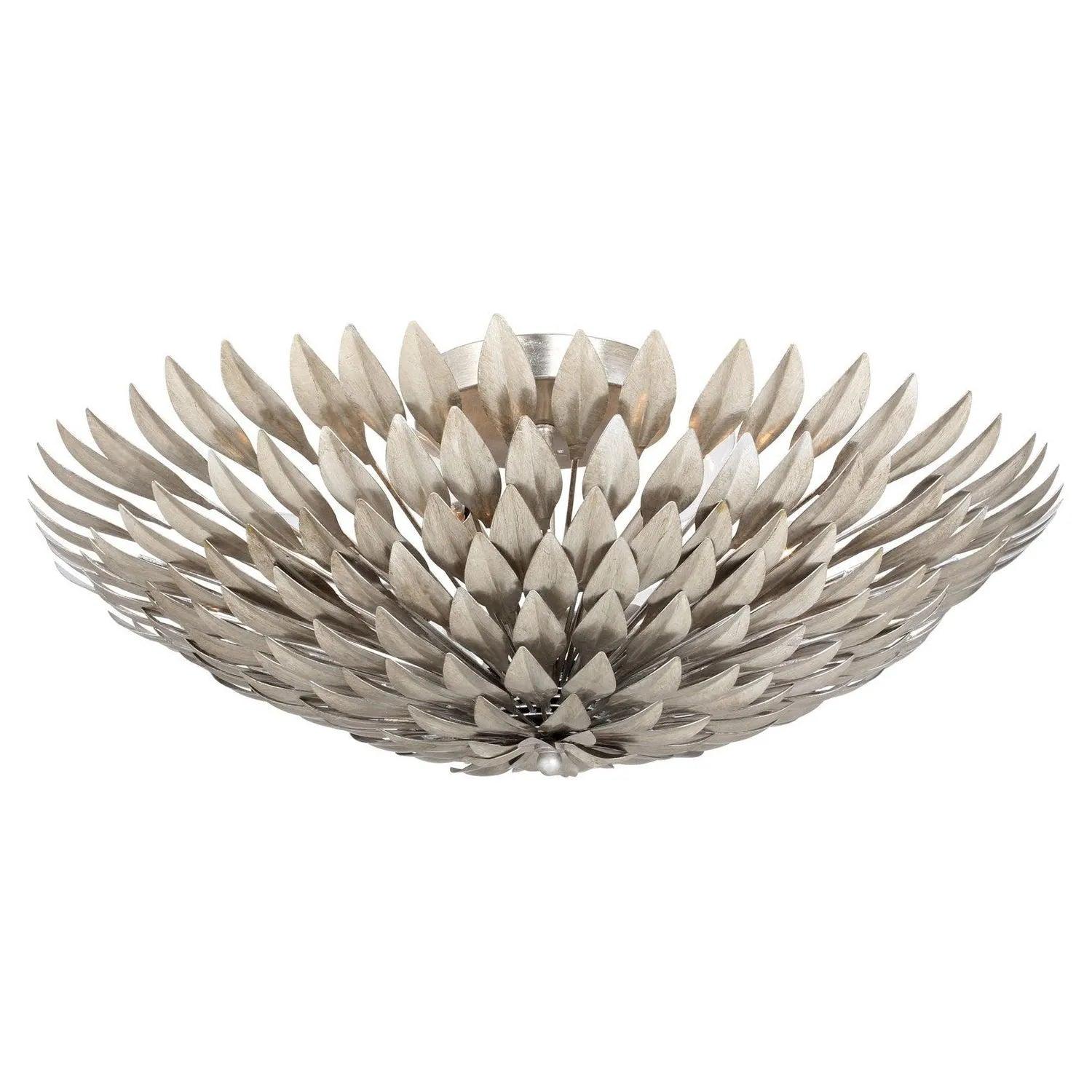 Crystorama - Broche Flush Mount - 507-SA - Canada Light Shop
