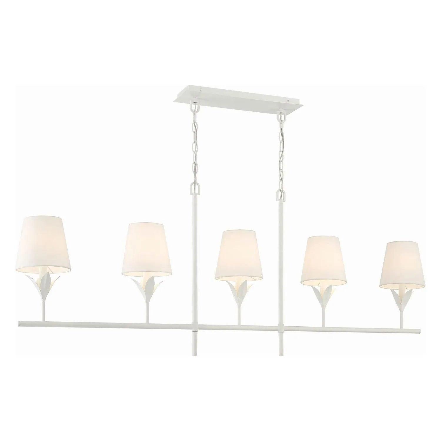 Crystorama - Broche Linear Chandelier - 537-GA - Canada Light Shop