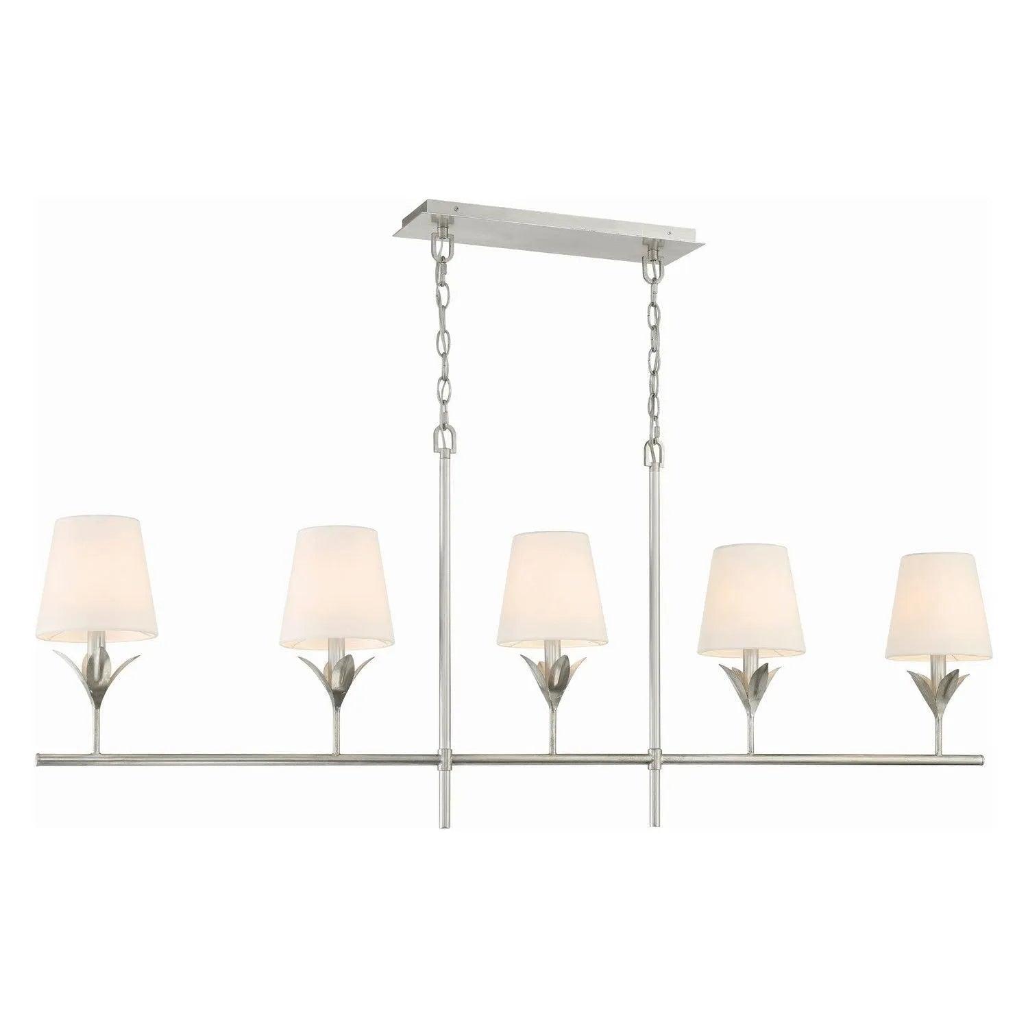 Crystorama - Broche Linear Chandelier - 537-GA - Canada Light Shop