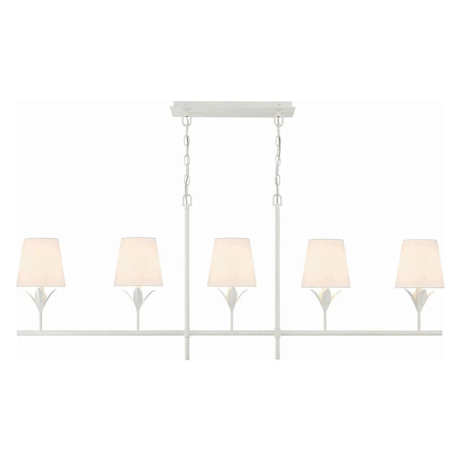 Crystorama - Broche Linear Chandelier - 537-MT - Canada Light Shop