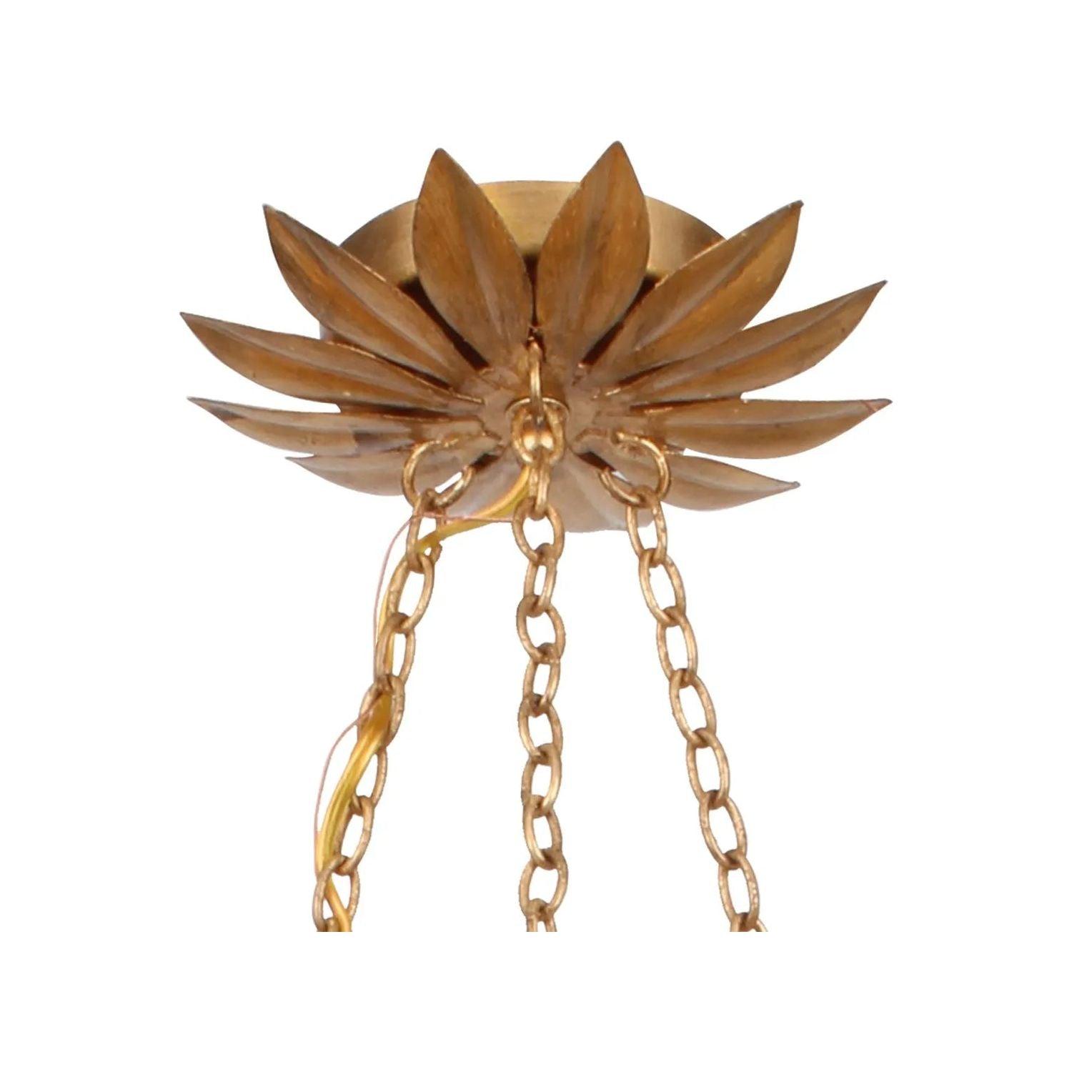 Crystorama - Broche Semi Flush Mount - 517-GA_CEILING - Canada Light Shop