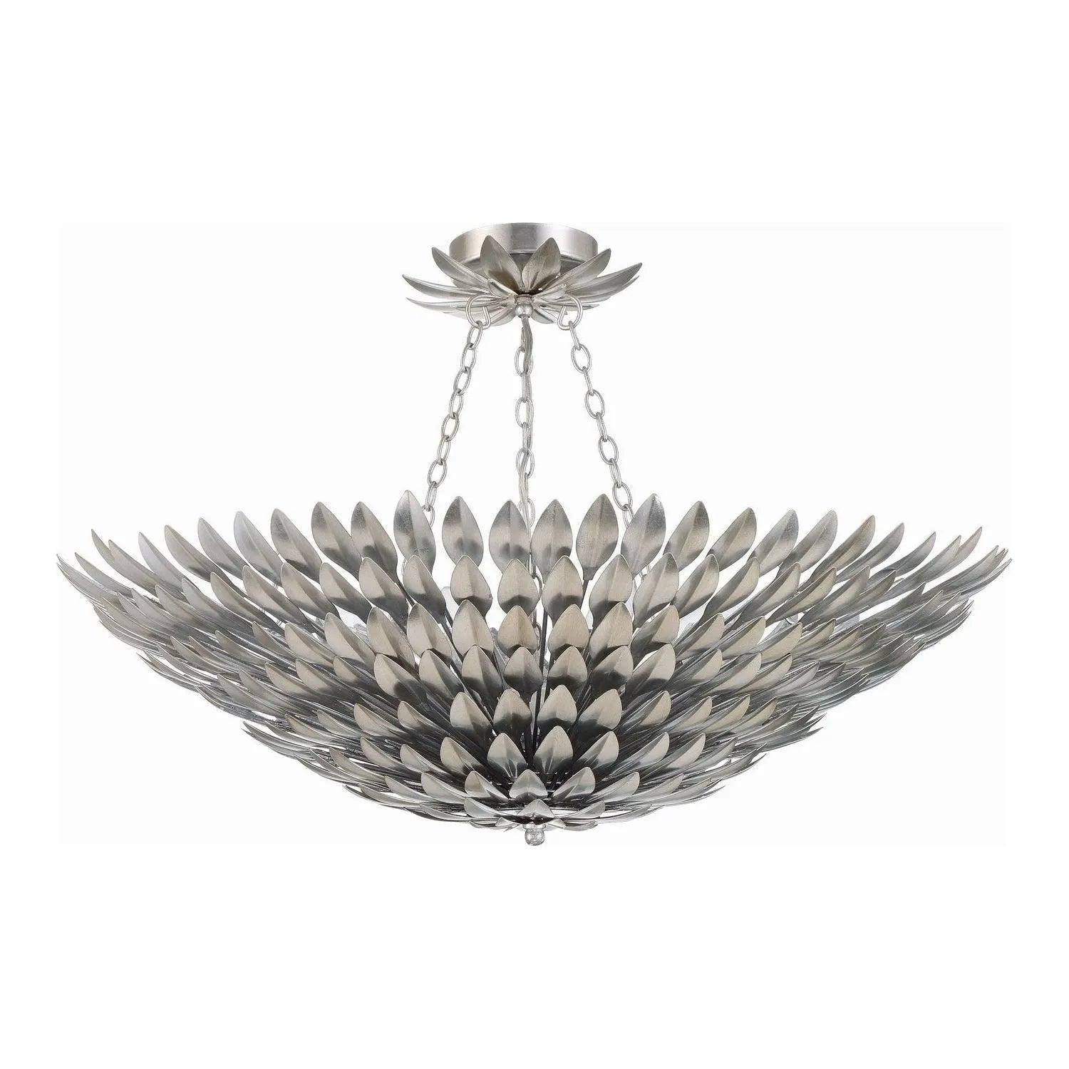 Crystorama - Broche Semi Flush Mount - 519-SA_CEILING - Canada Light Shop