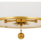 Crystorama - Broche Semi Flush Mount - Drum - 513-GA_CEILING - Canada Light Shop