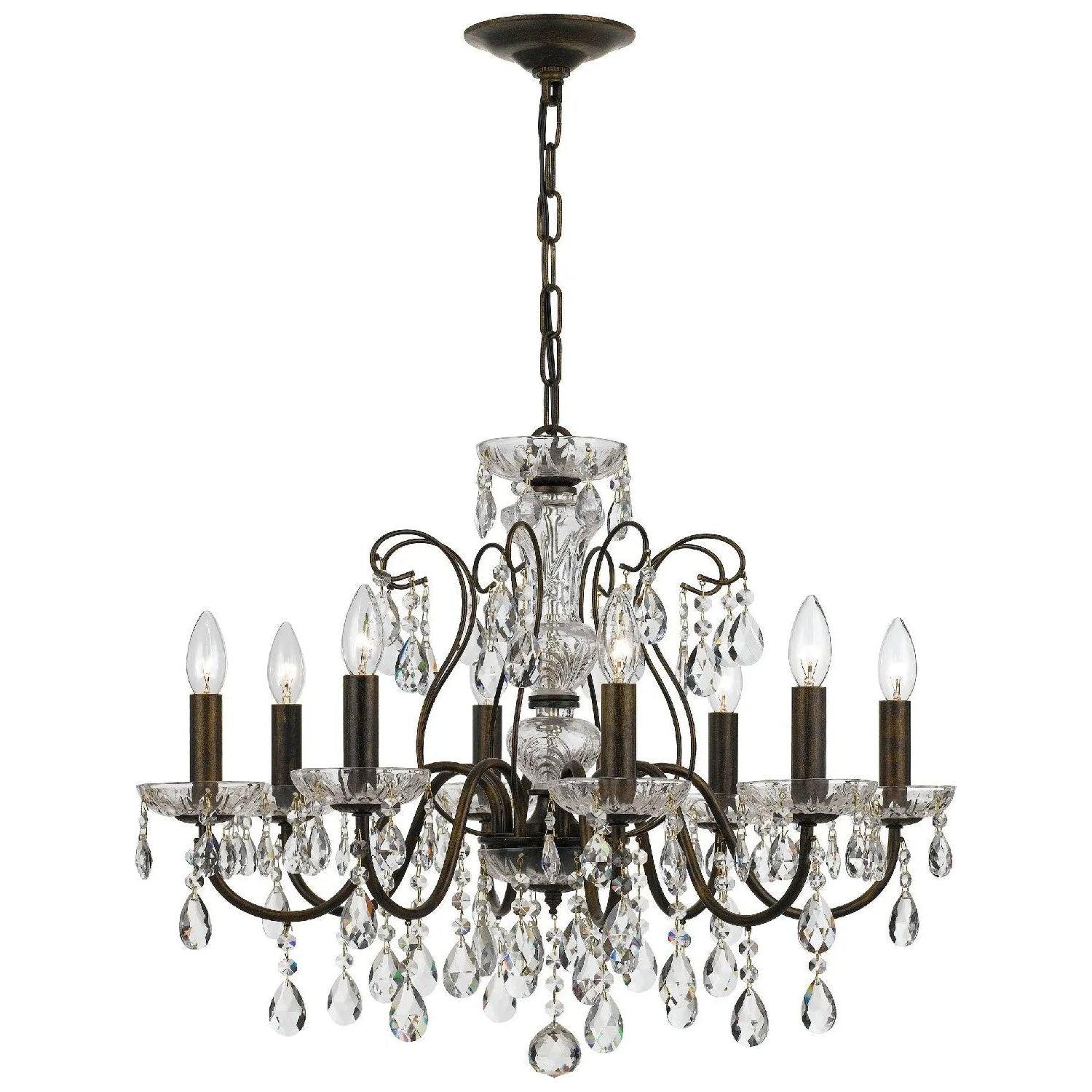 Crystorama - Butler Chandelier - 3025-EB-CL-MWP - Canada Light Shop